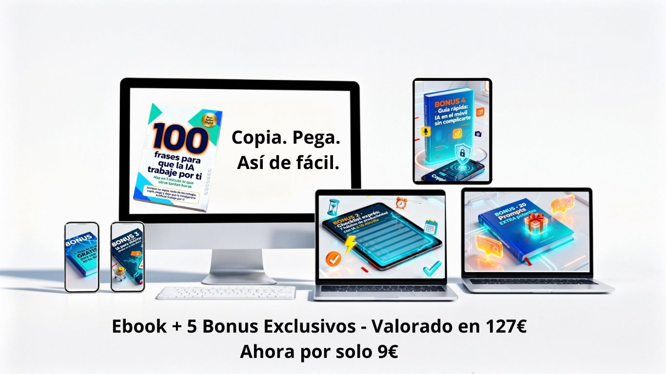 100 Frases para que la IA trabaje por ti.